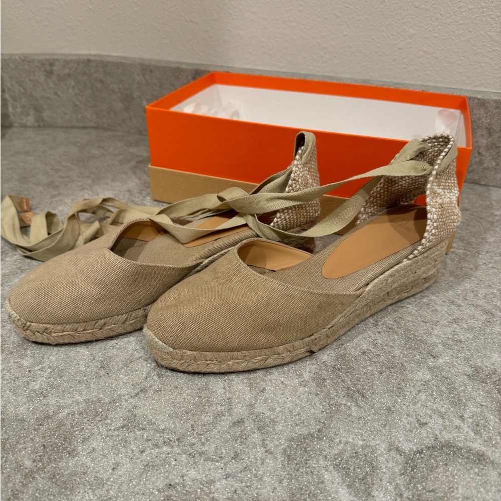 Castener Espadrilles Sand color size 9